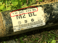 Привод передний правый Volkswagen Bora 1.6 1j0407272BL
