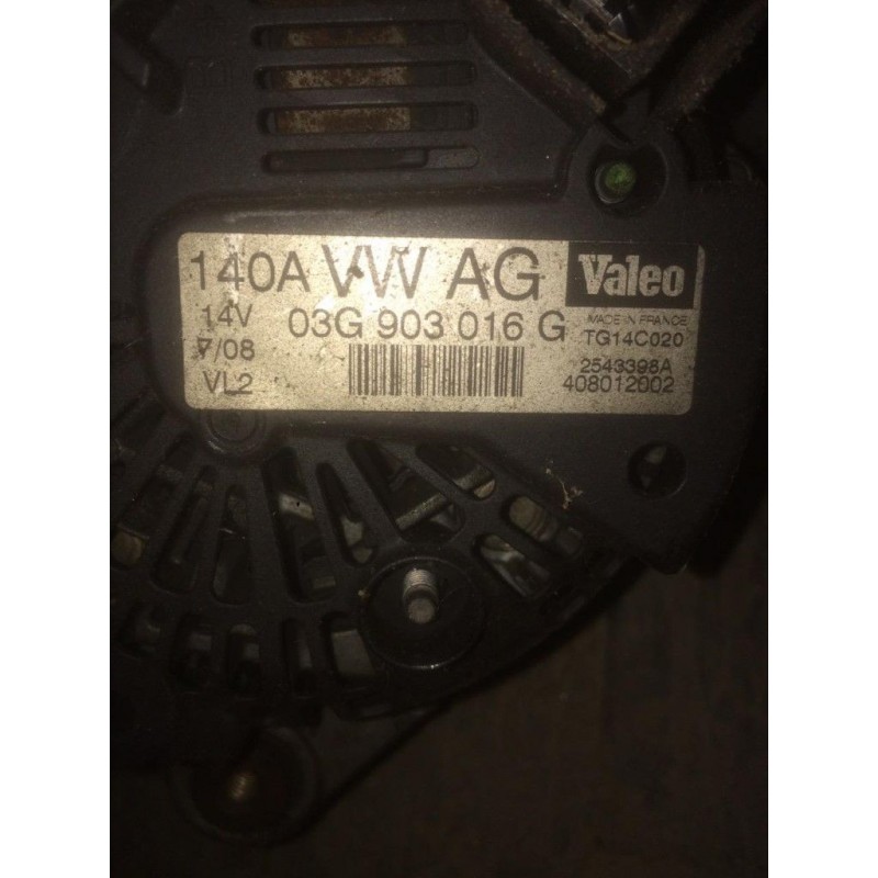 Генератор Audi A4 B8 VAG 03g903016g (б/у) рабочий
