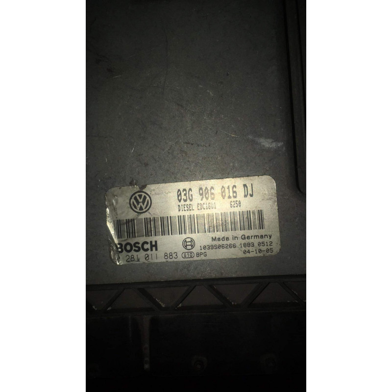 Блок керування двигуна Skoda Octavia 2 03G906016dj, оригінальний